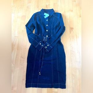 White House Black Market denim dress